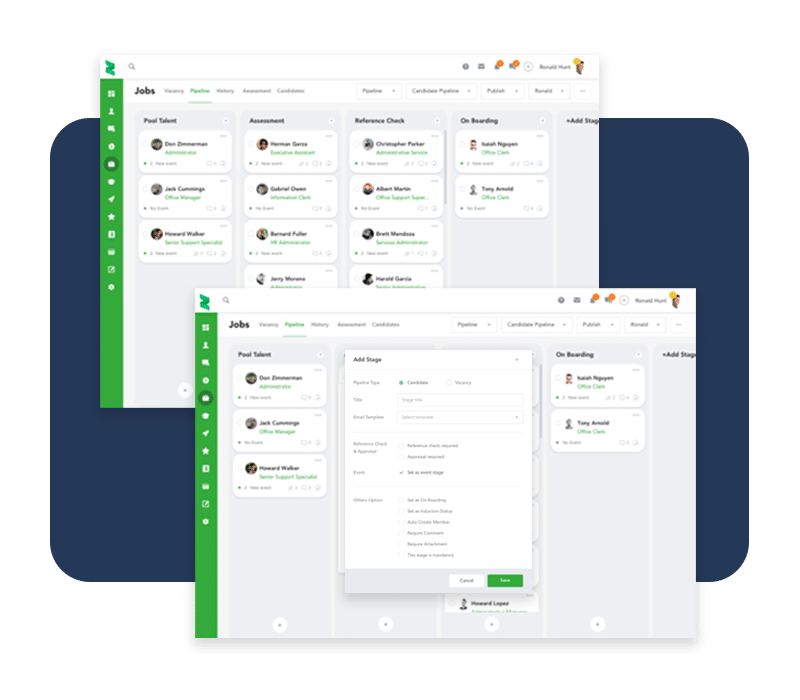 Set role-specific induction workflows