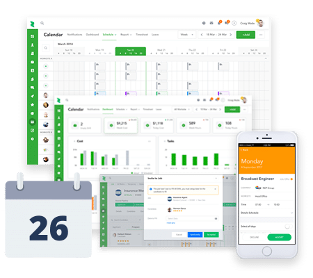 Simple scheduling, rostering and calendar management Simple scheduling, rostering and calendar management