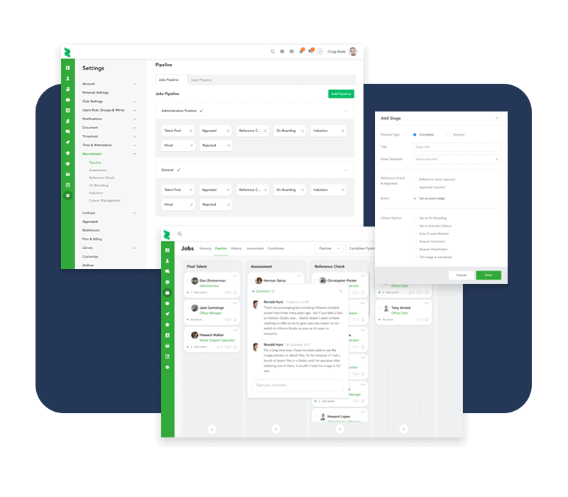 Complete, customisable recruitment pipeline